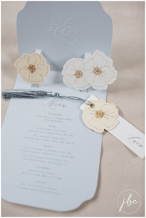 Amalfi Coast Wedding Stationery Suite – JB Creatives Blue Wedding Details, Pop Up Wedding, Blue Wedding Stationery, Fan Wedding Favors, Amalfi Coast Wedding, Menu Wedding, Bespoke Wedding Stationery, Dream Wedding Decorations, Daisy Wedding