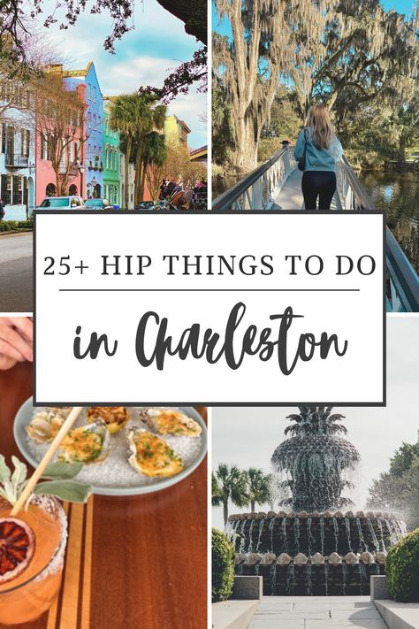 Discover the best of Charleston in 2023! Our Charleston travel guide features over 25 hip and trendy places to visit, eateries, and things to do. Charleston Travel Guide, Charleston Hotels, South Carolina Travel, Middleton Place, Charleston Travel, Isle Of Palms, Folly Beach, Charleston South Carolina, Pack Your Bags