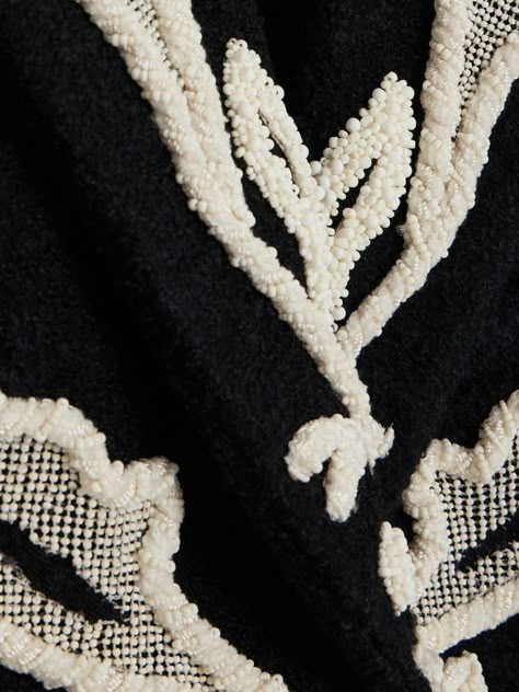 Arabesques Boléro Jacket - E-SHOP - Ready-to-Wear | Maison Schiaparelli Indian Clothing Brands, Small Leather Accessories, Black Curly, Bead Embroidery Jewelry, Bolero Jacket, Elegant Dresses For Women, Embroidery Jewelry, Embroidery Fashion, Embroidery Inspiration