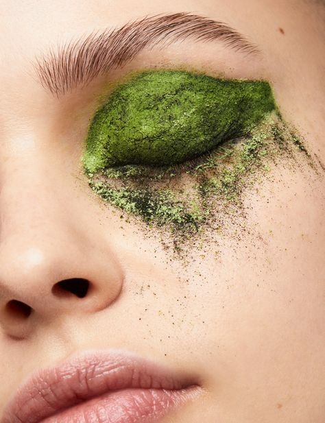 Leaf Eye Makeup, Earth Fairy Makeup, Earth Day Makeup, Goblin Makeup, Enchanted Forest Makeup, Forest Fairy Makeup, Woodland Fairy Makeup, Moss Makeup, Tree Makeup