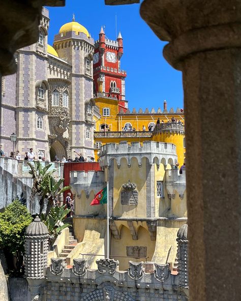 Pena Palace Pena Palace Portugal, Pena Palace, Portugal Trip, Sintra Portugal, Portugal Travel, Travel Inspo, Palace, Portugal, Spain