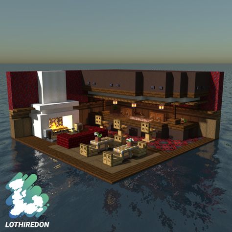 Minecraft Pub, Minecraft Restaurant, Minecraft Things, Pub Interior, Minecraft Interior, Minecraft Blocks, Minecraft Tips, Minecraft Inspo, Minecraft Stuff