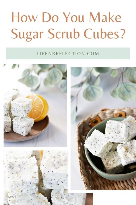 Diy Sugar Scrub Cubes, Diy Bath Soak Recipes, Make Sugar Scrub, Poppy Seed Recipes, Diy Sugar Scrub, Bath Soak Recipe, Sugar Scrub Cubes, Soap Business, Goats Milk Soap Base