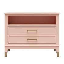 Girl Nightstand, Wide Nightstand, Cosmoliving By Cosmopolitan, Easy Build, White Nightstand, Painted Dresser, 6 Drawer Dresser, Open Shelf, Drawer Nightstand