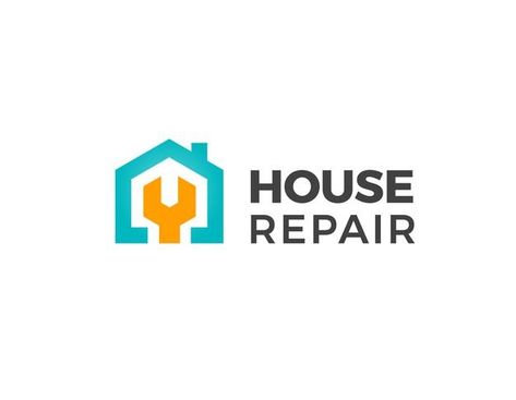 Roof Logo, Electricity Logo, Energy Logo Design, Logo Design Real Estate, Maintenance Logo, Home Repair Services, Logo House, Architecture Residential, House Repair