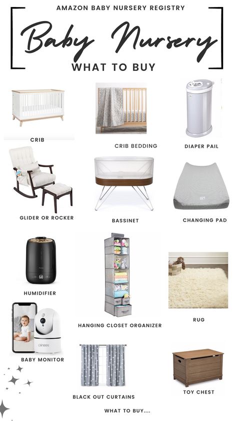 Nursery Room Essentials, Baby Nursery Must Haves, Nursery Checklist Newborn Essentials, Bassinet In Parents Room, Nursery Must Haves, Nursery Checklist, Newborn Sleep Schedule, Baby Closet Organization, Minimalist Nursery