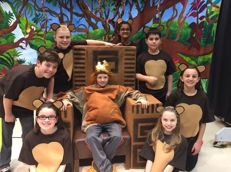 King Louie and Monkey costumes - jungle book kids: Jungles Books, Monkey Costumes, Kids Monkey Costume, King Louie Jungle Book, Book Costume Ideas, Suessical The Musical, Jungle Book Costumes, Theatre Crafts, Production Ideas, Jungle Crafts, Monkey Costume