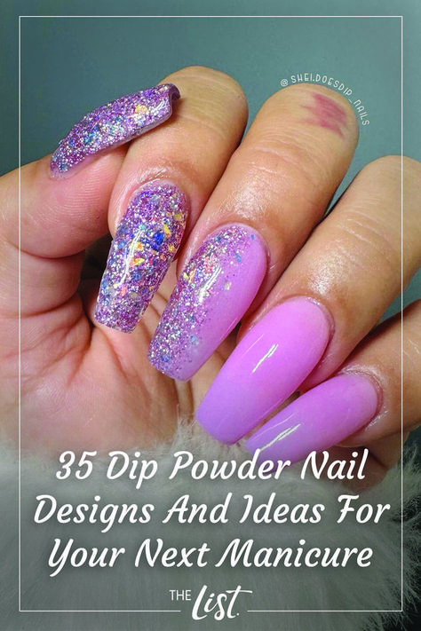 Dip powder nails seem to fuse the best aspects of other manicure options, combining the acrylic's endurance with the gel nail's lightweight quality. #dippowder #nails #nailideas Dip Nail, Powder Manicure, Dip Powder Nails, Dipped Nails, Acrylic Powder, Dip Powder, Powder Nails, The List, Dip