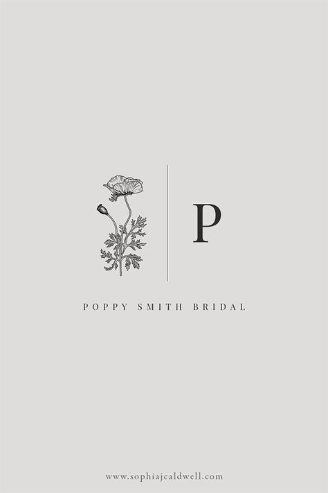 Simple botanical logo design idea featuring hand-drawn poppy flower, poppy leaves, and poppy seed head line drawing. Made with 'The Digital Florist', a vintage inspired collection of hand drawn botanical clipart elements. 209 individual illustrations including 29 poppy drawings. Poppy Drawings, Poppy Leaves, Lotus Flower Logo Design, Candle Logo Design, Logo Design Love, Poppy Drawing, Florist Logo, Cake Logo Design, Flower Line Drawings