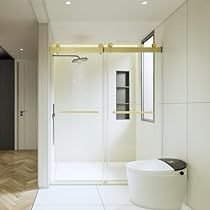 Shower Door Panel, Shower Door Designs, Double Sliding Door, Semi Frameless Shower Doors, Bathtub Shower Doors, Frameless Sliding Shower Doors, Bathroom Layouts, Bathtub Doors, Double Sliding Doors