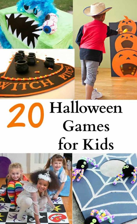 Halloween Carnival Games, Diy Halloween Games, Toddler Parties, Halloween Games For Kids, Games Kids, Halloween Activities For Kids, Halloween Party Games, Halloween Tags, Games For Toddlers