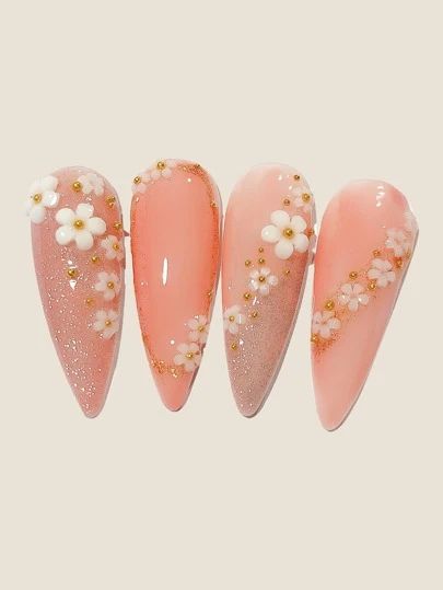 Shop Nail Art & Tools | Trendy Fashion | SHEIN USA Deco Nails, Ideas Uñas, Retro Nails, Gel Nail Extensions, Nails Polish, Nail Extensions, Nail Art Decorations, Nail Art Tools, Art Decoration