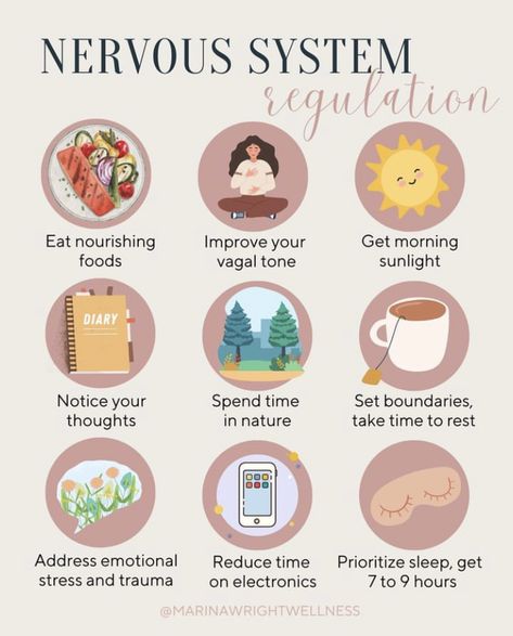 Regulate Your Nervous System, Nervus Vagus, Nervous System Regulation, Healthy Hormones, Mental Health Therapy, The Nervous System, Hormone Health, Burn Out, Mental And Emotional Health