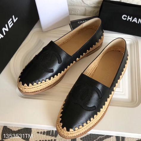 Espadrilles Flats, Chanel Espadrilles, Cinderella Slipper, Flats Sandals, Leather Espadrilles, Woman Shoes, Shoes Flats Sandals, Leather Shoes Woman, Shoes Leather