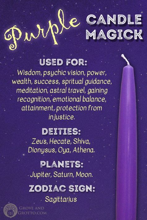 Purple candle magick Color Magick, Purple Candle, Candle Color Meanings, Candle Magic Spells, Purple Magic, Spells For Beginners, Purple Candles, Magick Spells, Wiccan Spell Book