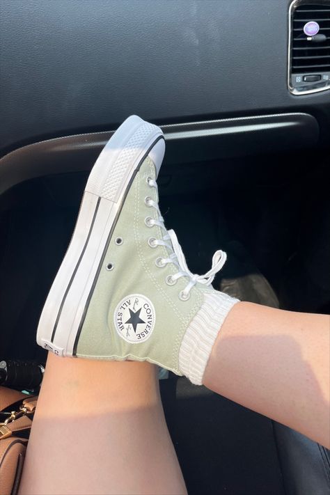 Converse Move High Top Outfit, Pastel Platform Converse, Chuck Taylor All Star Lift Platform, Converse Chuck Taylor All Star Lift, Converse Lift Outfit, Black Platform Converse Outfit, Converse Move, Converse Lift, Chuck Taylor Platform