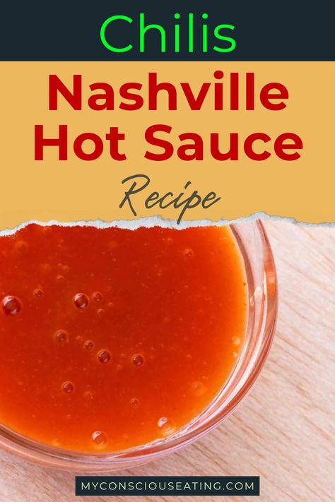 Nashville hot sauce in a bowl How To Make Nashville Hot Sauce, Nashville Hot Seasoning Recipe, Nashville Hot Sauce Recipe, Mcdonalds Hot Mustard, Nashville Hot Sauce, Over Fried Chicken, How To Cook Chili, Hot Sauce Recipe, Homemade Bbq Sauce Recipe