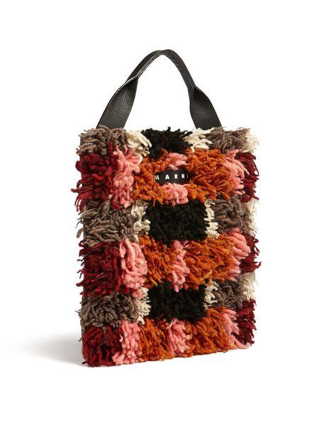 Bags | Marni Marni Bags, Wool Tote Bag, Marni Market, Wool Tote, 달력 디자인, Basket Purse, Marni Bag, Knit Bag, Wool Bags