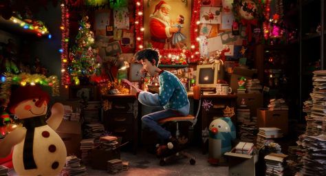 #ArthurChristmas - busy writing letters! New Year Movie, Arthur Christmas, Aardman Animations, Best Christmas Movies, Christmas Films, Family Illustration, Holiday Movie, Holiday Humor, Jack Frost