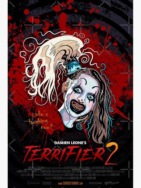 "Terrifier 2 Little Pale Girl Art The Clown Alternative Horror Movie Poster" Sticker for Sale by BetterDaze | Redbubble Horror Pop Art, Terrifier Movie, Terrifier 2, Movie Illustration, Art The Clown, Pale Girl, Horror Posters, Horror Movie Posters, Alternative Movie Posters