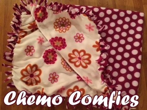 Project Chemo Comfies.  A tutorial if you would like to make a warm blanket for someone who is receiving chemotherapy. Chemo Blanket Ideas, Chemo Blanket, Chemo Tips, Chemo Care Package, Chemo Care, Humanitarian Projects, Chemo Gifts, Service Ideas, Daisy Scouts