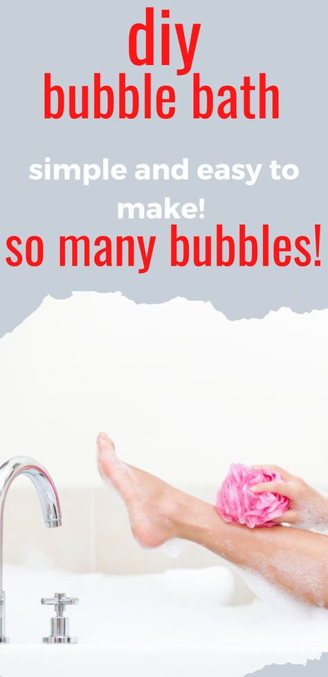 Home Made Bubble Bath, How To Make A Bubble Bath, Diy Bubble Bath Recipe, Bubble Bath Diy, Bubble Bath Recipe, Homemade Bubble Bath, How To Makr, Herbal Bath Recipes, Diy Bubble Bath