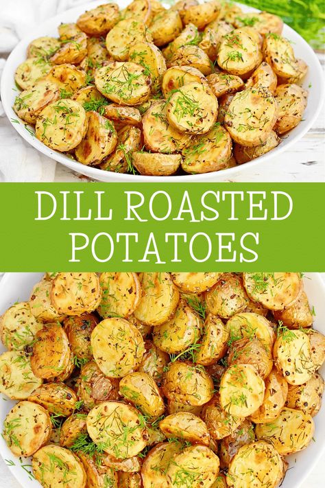 Dinner Recipes With Dill, Spring Potato Recipes, Spring Vegetable Side Dishes, Dill Recipes Healthy, Dill Potatoes, Spring Meals, Dill Recipes, Potato Recipes Side Dishes, Potato Side Dishes