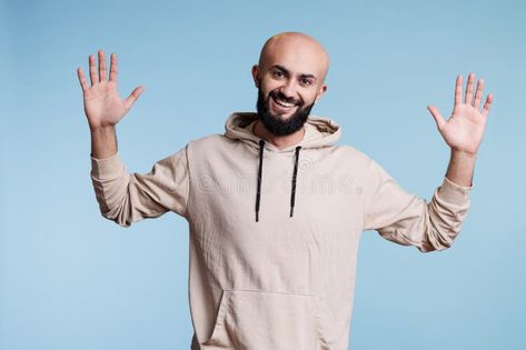 Smiling arab man raising hands stock photos Smile Person, Arab Men, Transportation, Facial, Stock Photos, Travel, Quick Saves