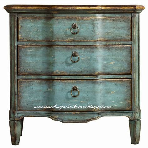 Layered chalk paint, layering technique, chipped off paint, chippy look , distress, chalk paint table, chalk paint Recycler Diy, Hall Chest, Turquoise Bathroom, Primitive Bathrooms, Custom Sinks, French Country Bathroom, Wooden Vanity, Country Bathroom, Bathroom Vanity Base