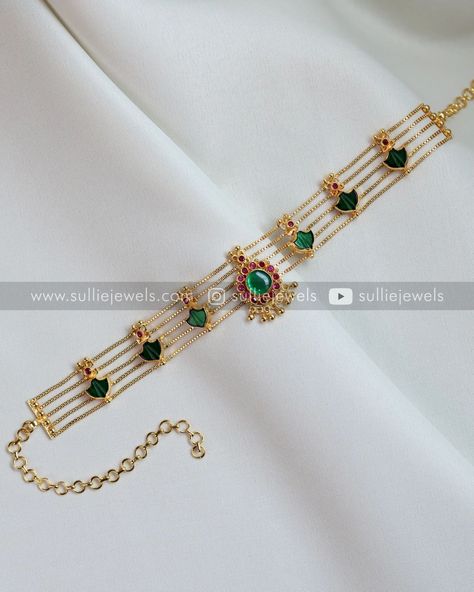 ⭐️ Comment to get link of the product or to place orders. Gold Plated Palakka 5 layer Choker with Studs Product code 291 #jewels #jewellery #choker #green #trending #earings #palakka #onam Jewellery Choker, Jewelry Set Design, Layered Chokers, Gold Rings Fashion, Rings Fashion, Gold Jewelry Fashion, Set Design, Jewelry Set, Gold Jewelry