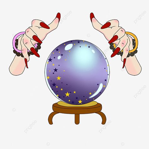 Hands Over Crystal Ball, Magic Ball Illustration, Magic Ball Drawing, Crystal Ball Drawing, Crystal Ball Art, Cristal Ball, Witch Crystal Ball, Bohemian Background, Beard Cartoon