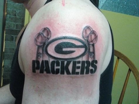 For My Daddy Packers Tattoo, Nfl Tattoo, Green Bay Packers Tattoo, Bay Tattoo, Go Packers, Packers Fan, Go Pack Go, Awesome Tattoos, Unique Tattoo Designs