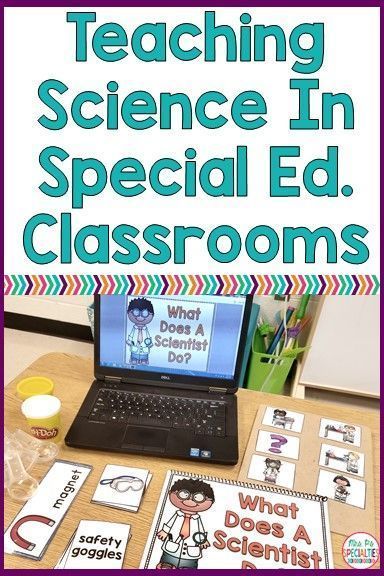 Many students struggle with all of the vocabulary and language that come with science concepts. These hands on activities will help your students engage with science concepts in a way that supports their understanding. Every special education class, autis Special Education Science Activities, Science For Special Education Students, Science Task Boxes, Asd Resources, Special Education Science, Special Education Curriculum, Science Area, Educational Assistant, Science Concepts