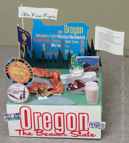 Oregon-float State Project, Social Studies Projects, 4th Grade Social Studies, States And Capitals, 5th Grade Social Studies, Homeschool Geography, Social Studies Elementary, Agriculture Education, Social Studies Activities