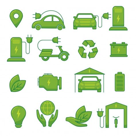 Electric Vehicle Poster, Green Technology Design, Handmade Brochure, Green Vehicles, Internal Branding, Electric Icon, Electric Car Design, Eco Technology, Transportation Logo