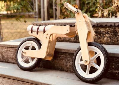 ShaperHub Shaper Origin Projects, Wooden Balance Bike, Cnc Furniture Plans, Shaper Tools, Wooden Toys Diy, Wooden Bicycle, Wood Bike, Diy Projects For Men, Wooden Toy Cars