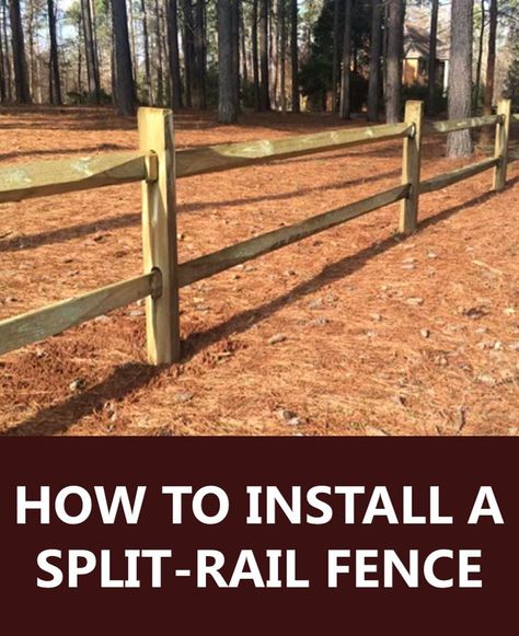 Split Post Fence, Split Cedar Fence Ideas, How To Build Fence, Diy Split Rail Fence How To Build, Cedar Rail Fence Ideas, Building A Split Rail Fence, Diy Split Rail Fence, 2 Rail Wood Fence, Diy Horse Fence