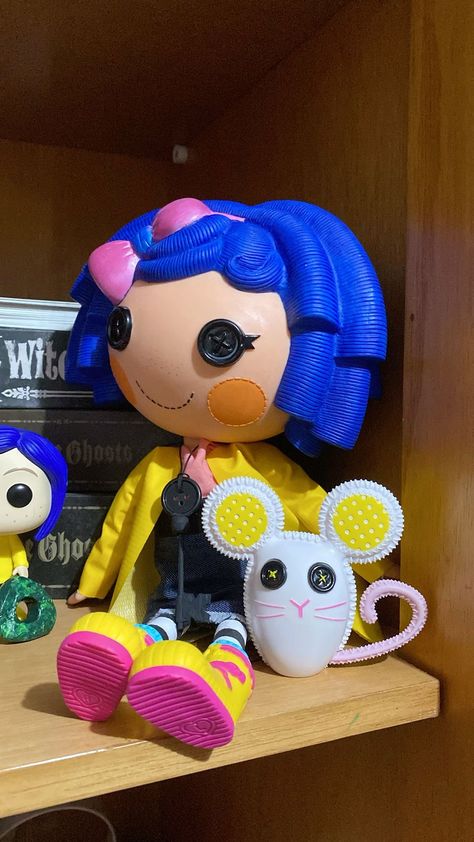 Custom Lalaloopsy Doll, Coraline Custom Doll, Custom Lalaloopsy, Coraline Gifts, Custom Coraline Doll, Coraline Stuff, Coraline Dolls, Coraline And Wybie, Coraline Art