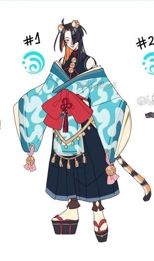 Inazuma Oc, Genshin Oc, Drake Clothing, Japanese Clothing, Male Clothing, Anime Animals, Fantasy Costumes, Character Sheet, Character Design References