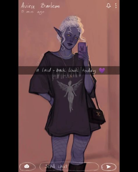 MODERN AU OC SNAPCHATSSSS!!!! Some less rendered art I mass produced in between commission work. I had so much fun with… | Instagram Rendered Art, Dnd Races, Monster Prom, Modern Fantasy, September 2, Game Master, Art Masters, Dungeon Master, Cartoon Character Design