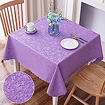 Dining Room Purple, Purple Dining Room, Vinyl Tablecloth, Pinking Shears, Kitchen And Dining Room, Table Pads, Table Cover, Round Tablecloth, Waterproof Vinyl