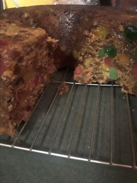 Applesauce Raisin Cake, Gumdrop Cake Recipe, Gumdrop Cake, Gum Drop Cake, Christmas Mexico, Jewish Apple Cake, Candied Cherries, Raisin Cake, Drop Cake