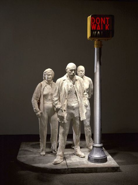 George Segal, Pop Art Movement, Public Sculpture, 20th Century Art, Electric Light, Whitney Museum, Art Inspiration Painting, Figurative Sculpture, Sculpture Installation