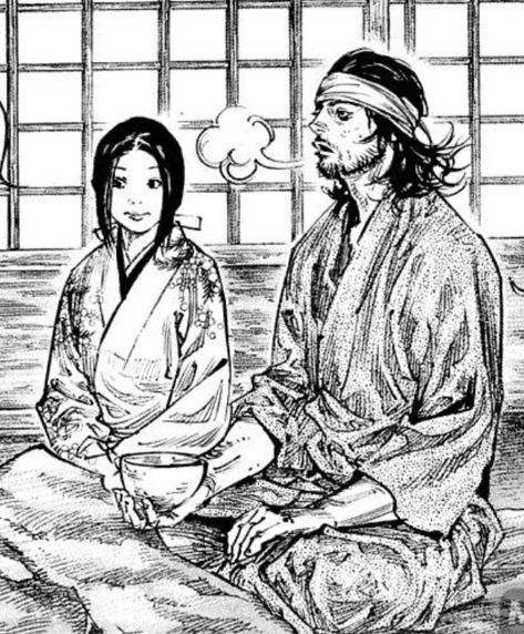 Otsu And Musashi Matching Pfp, Vagabond Matching Pfp, Otsu And Musashi, Musashi And Otsu, Miyamoto Musashi Art, Vagabond Manga, Samurai Artwork, Miyamoto Musashi, Anime Ninja