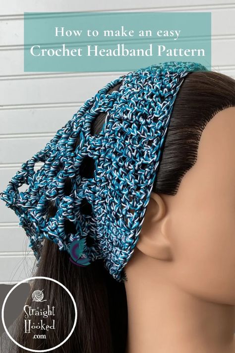 Diy Crochet Headband, Free Crochet Headband, Crochet Headband Free, Easy Crochet Headbands, Summer Headband, Crochet Hairband, Crochet Headband Pattern Free, Crochet Bandana, Crochet Headband Pattern