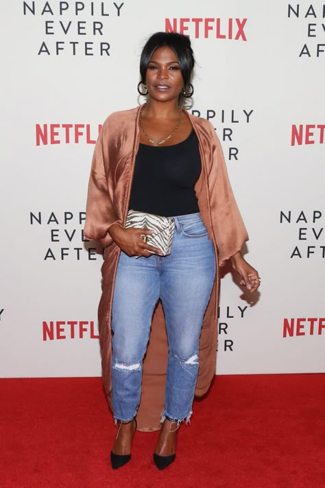 Nia Long 90s Love Jones Outfits, Nia Long Hairstyles, Nia Long Aesthetic, Nia Long Fashion, Nia Long Outfits, Nia Long Style, Nia Long 90s Outfits, Nia Long Hair, Nia Long Short Hair