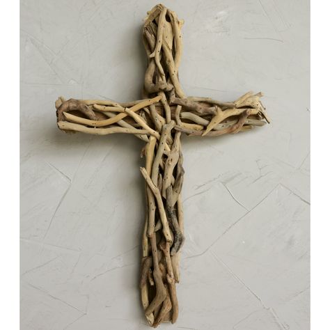 Driftwood Cross from Wayfair Driftwood Cross, Cross Wall, Driftwood Decor, Cross Wall Decor, Lack Of Color, Wall Cross, Tulsa Oklahoma, Rosemary Beach, Creative Co Op