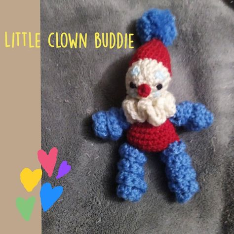 Crochet Clown Doll, Crochet Clown Doll Free Pattern, Crochet Clown Pattern Free, Clown Crochet Pattern Free, Clowncore Crochet, Crochet Clown Pattern, Clown Crochet, Clown Crochet Pattern, Crochet Design Pattern