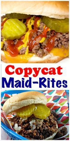 Maidrites Recipe, Maid Rite Recipe, Maid Rites, Loose Meat Sandwich, Iowa Recipes, Maid Rite Sandwiches, Loose Meat, Loose Meat Sandwiches, July Recipes