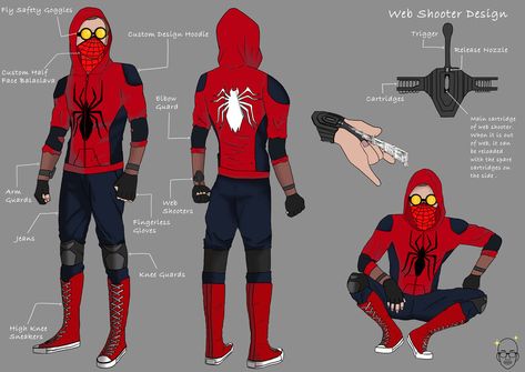 ArtStation - Spider-Man Concept Design, Eugene Spider Man Suits Design, Spiderman Suit Designs, Spider Man Redesign, Spider Man Suits, Spiderman Suit, Spiderman Fanart, Spider Man Cosplay, Spiderman Sketches, Spiderman Comic Books